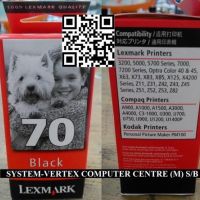 Lexmark 70 Black Ink